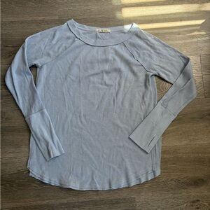 Free People | Thermal Top color Rain | sz L | Og 148$ | NWOT